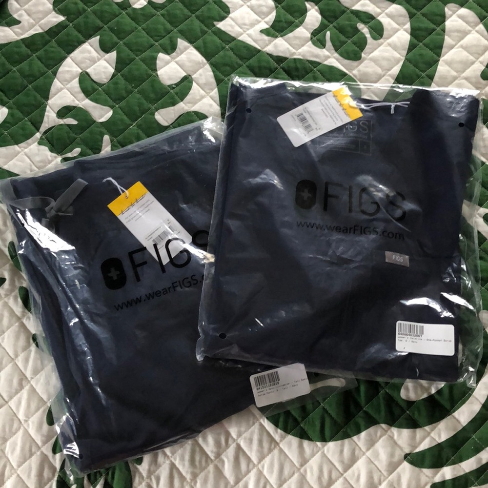 FIGS scrub set. Color navy blue